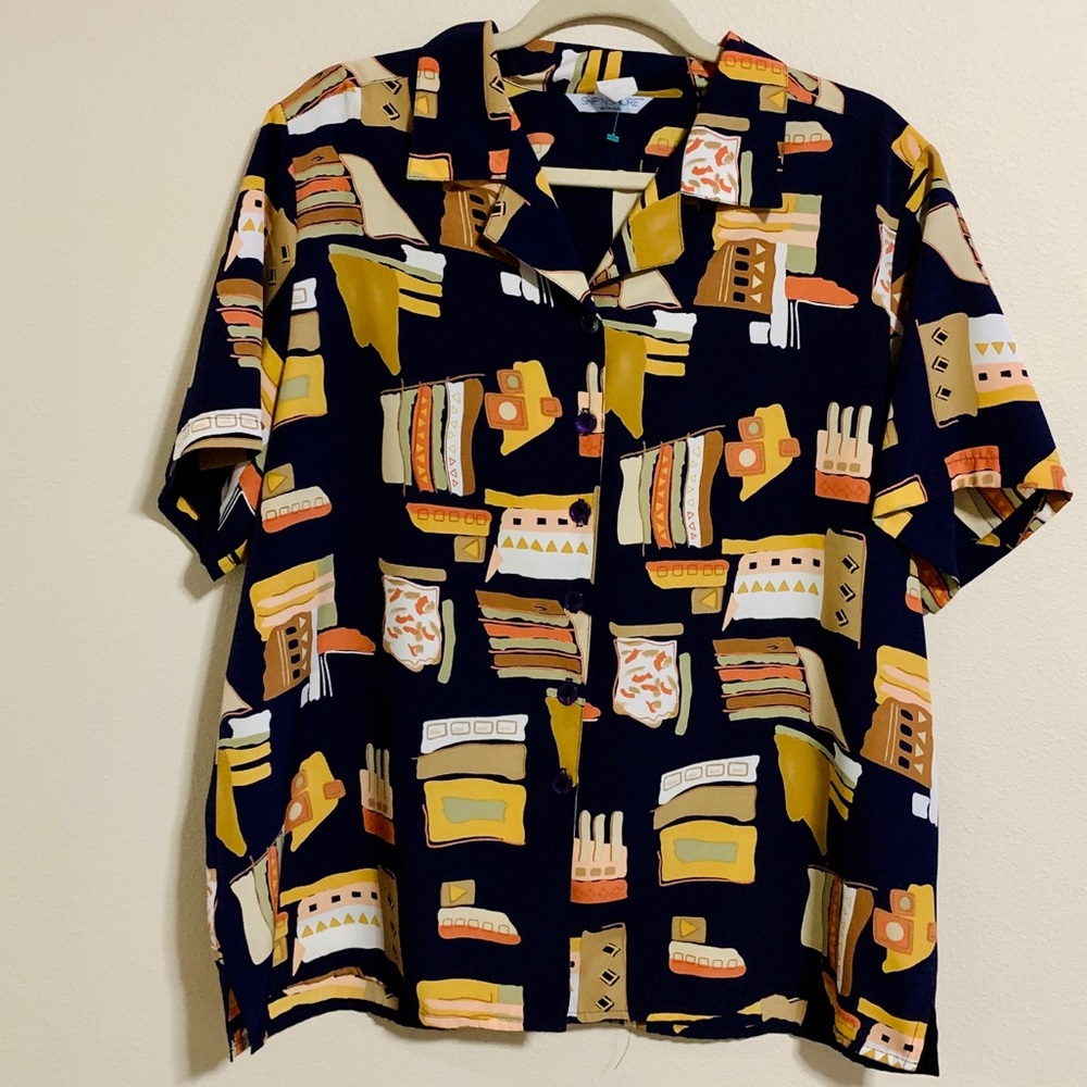 Vintage Women’s Ship N Shore XL Short Sleeve Shirt